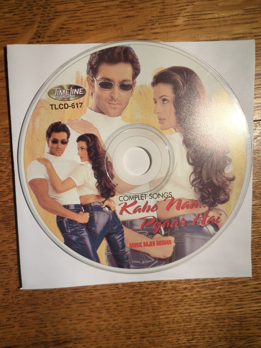 Kaho Naa Pyaar Hai Bollywood Hindi Music CD OST, Lucky Ali, Kumar Disc Only